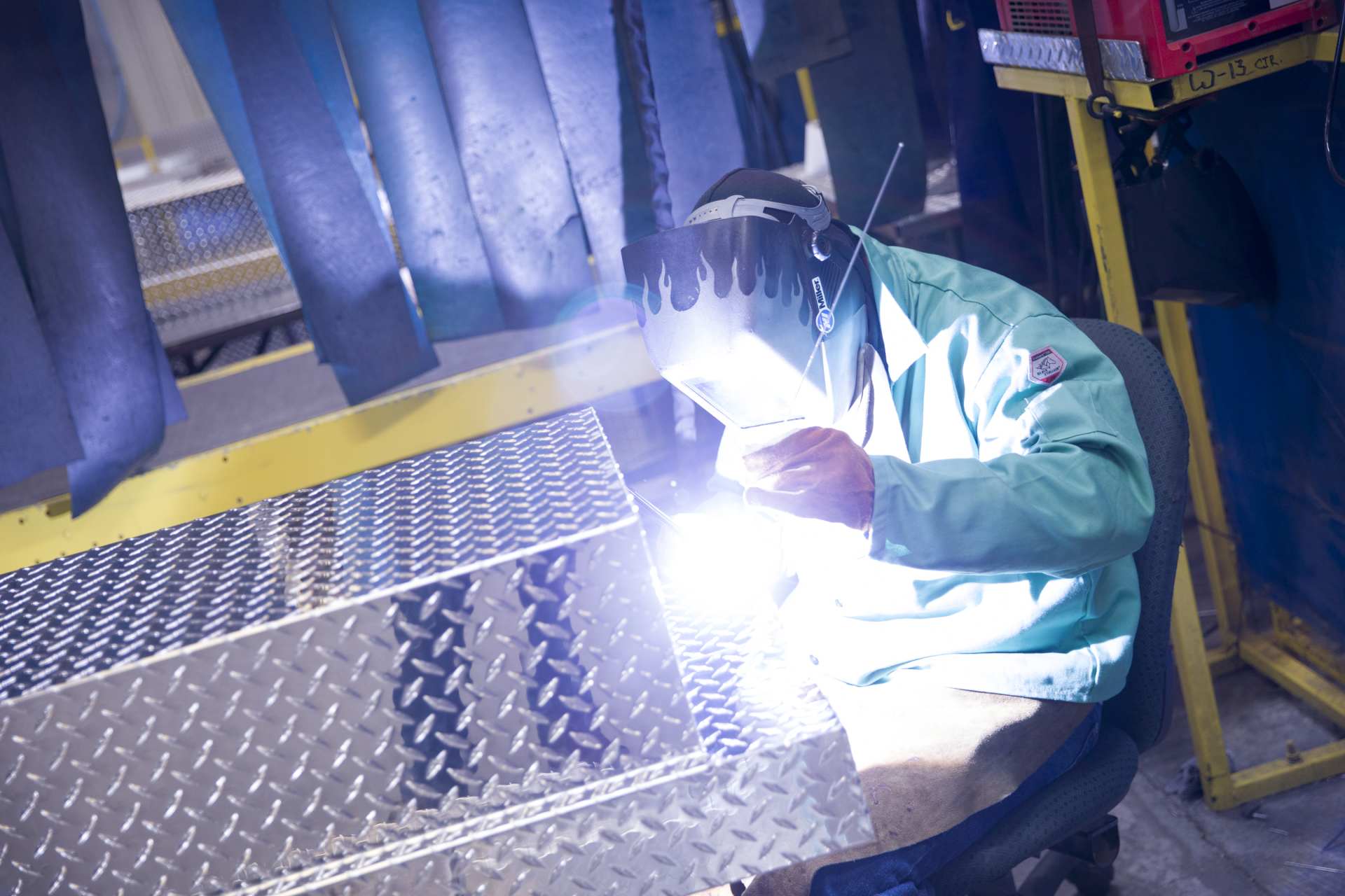 TIG Welding Aluminum Truck Tool Box Tub